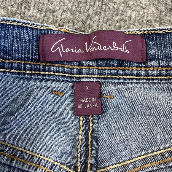 Gloria Vanderbilt Amanda jeans medium wash size 8 short - Picture 6 of 11